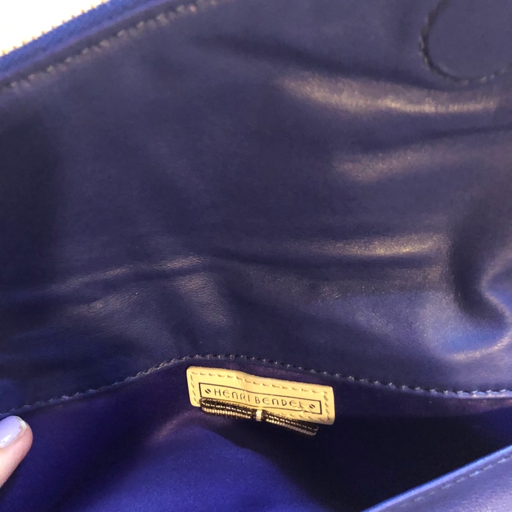 Henri Bendel cobalt blue clutch - Picture 5 of 8